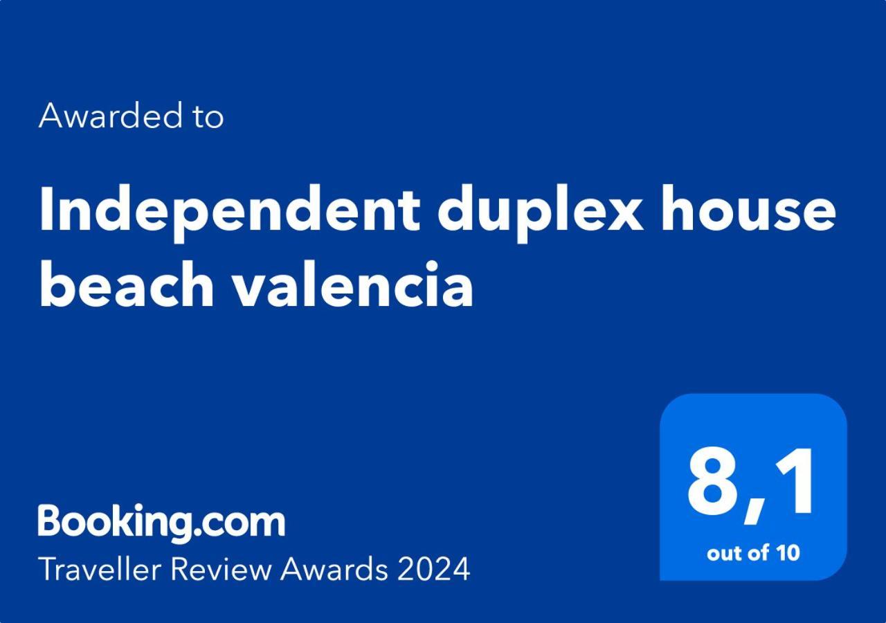 Independent Duplex House Beach Valencia 아파트 외부 사진